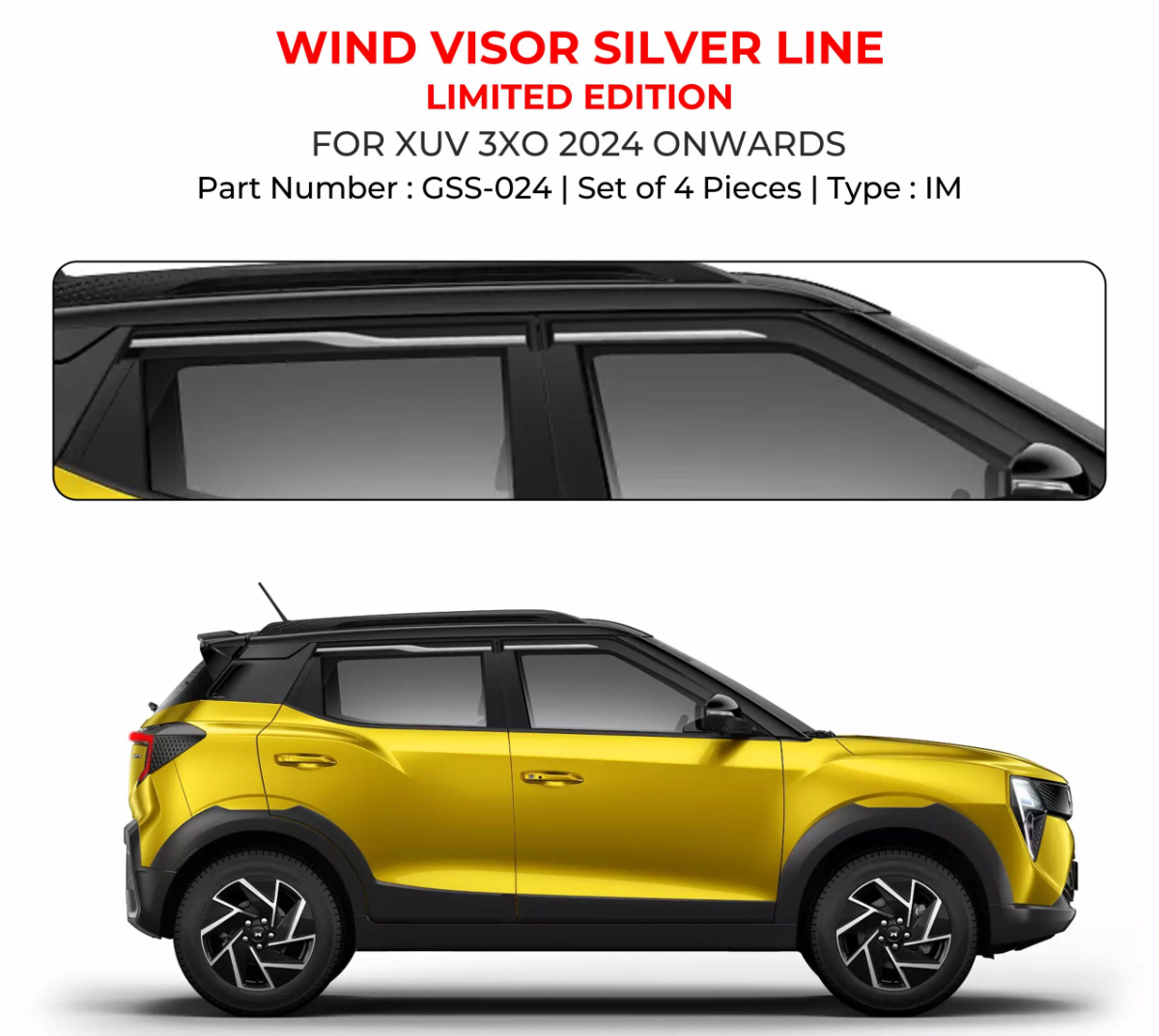 Mahindra 3XO Door Visor